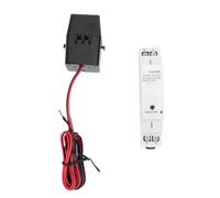 Garosa Single Phase Energy Meter, Smart WiFi APP Power Monitor Real Time Usage Tracking with 35mm DIN Rail 0.2 to 63A Current Transformer 2.4GHz ABS 1 Pack for Home Factory