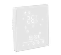Garosa Smart Under Heating Thermostat, Energy Saving Controller with PC Cover for Home Office Hotel, Adjustable Temperature 41-95°F, WHT-S02-GA (White)