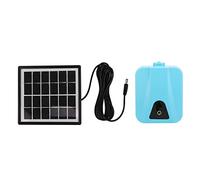 Garosa Solar Powered Oxygenator Air Pump, Rechargeable Battery, 2L/min Air Volume for Aquariums, Ideal for Fish Tanks and Aquaculture