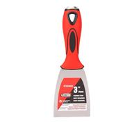 Garosa Stainless Steel Paint Scraper High Hardness Putty Tool with Mirror Polished Surface Comfortable Non Slip Handle 3 Inch Suitable for Dry Wall Repair Cleaning