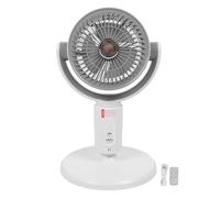 Garosa Standing Fan 23dB Quiet 4 Wind Speeds 8H Timer Remote Control Adjustable Height 180° Tilt 90° Oscillating Air Circulating Floor Desk Fan with Brushless DC Motor for Bedroom Office
