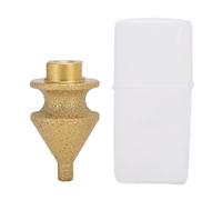 Garosa Step Chamfer Drill Bit, Emery Brazed Multi Layer Tapered Cone Reamer for Metal Wood Concrete Tile Marble, with M10 Threads for 100 Type Angle Grinder 10 to 38mm