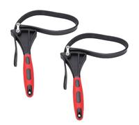 Garosa Strap Wrench, 2 Pack 6 Inch Multifunctional Rubber Strap Wrench Set with Non Slip Handle for Home Repairs Plumbing Auto Maintenance