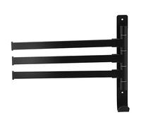 Garosa Swivel Towel Bar with 3 Arms Wall Mounted Towel Rail Space Aluminum Towel Rack Towel Holder Organizer for Bathrooms Balconies Kitchen,Rack