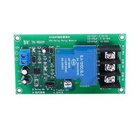 Garosa Time Delay Relay Module 12V DC, 30A, 0.1-5s Adjustable | NE555 timing chip, power-on delay control, AC /DC 30V load, A/B modes, factory equipment switch use