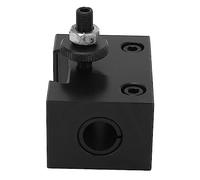 Garosa Tool Post Holder, 40Gr Alloy Tool Steel Post Turning Holder 250 204 for 10 to 15in Lathe Swing, Heavy Duty Build, Turning Facing Use for CNC Lathe Operators