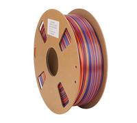 Garosa Tri Colors PLA Filament 1.75mm Silk 3 in 1 Rainbow for 3D Printing - High Strength 1KG with +/-0.02mm Accuracy
