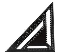 Garosa Triangle Ruler 12 Inch, Aluminium Alloy, High Precision, Easy Read Square Protractor, Layout Gauge, Architect, Engineer, Carpenter, Framing Measuring Lever Tool