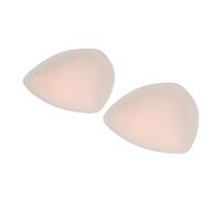 Garosa Triangle Silicone Breast Forms Fake Boobs One Piece Mastectomy Prosthesis Bra Enhancer Inserts Concave Bra Pads for Mastectomy Crossdresser (M)