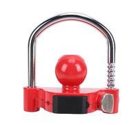 Garosa U Shaped Trailer Lock, Heavy Duty 4 Digit Combination Anti Theft Coupler Lock with Adjustable Universal Fit for 1-7/8 2 and 2-5/16 Inch Trailers