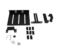 Garosa Under Desk PC Mount Adjustable Computer CPU Bracket No Drill Installation Cast Iron 20kg Load Capacity with Silicone Pads for Square Tube Legs Home Office