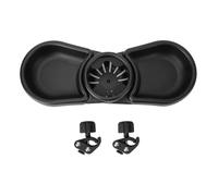 Garosa Universal Stroller Snack Tray 3 in 1 Non Slip Stroller Tray Attachment with Adjustable Elastic Clips for Pushchair Cup Holder Snack Holder