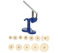 Garosa Watch Press Tool for Professional Watch Repair, Cast Iron Design with 12 Dies for Back Box/Cover Pressing and Crystal Fitting, Ideal for Watchmakers