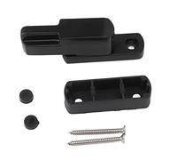 Garosa Window Sash Lock White Aluminum Alloy Sliding Window Latch T Type Child Proof Lock Easy Installation for Home Security Sliding Windows (Black)