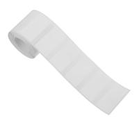 GAROZATION 1 Roll of White PVC Adhesive Bottle Stickers with 320 Pieces, Leaves No Glue Residue, Long Term Use, Multipurpose Label Stickers for Office and Store Organisation