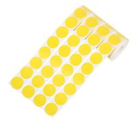 GAROZATION 1000pcs Round Color Coding Labels Yellow Dot Stickers Strong Adhesion Paper Material Resistant to Wear and Tear for File Organization and Packaging 1 Inch Circle Adhesive Dots