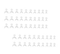 GAROZATION 100pcs False Nail Manicure Fake Nails Abs Material White Color Suitable for Different Finger Sizes Design Your Own Style Professional Salon