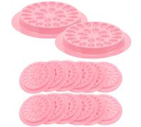 GAROZATION 100pcs Lash Glue Pallets Lash Holders Plastic with Grooves Easy to Use Lightweight Improving Efficiency for Experienced Users Salon and Home DIY Use