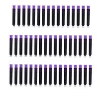 GAROZATION 100pcs Plastic Fountain Pen Ink Replacement Cartridges in Purple, Erasable and Easy to Carry Ink Refills for School and Office Use, Suitable for Students and Business Writing