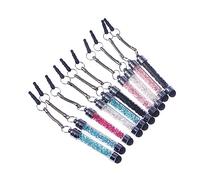 GAROZATION 10pcs Crystal Pens Diamond Stylus Touch Pen Capacitive Stylus for Phone Tablet Glitter Crystal for Phone Screen