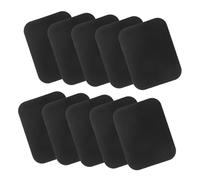 GAROZATION 10PCS Magnetic Phone Holder Plates for Car Mount Adhesive Metal Stickers for Universal Cell Phone Tablet Square Iron Plates Compatible with Magnetic Mounts