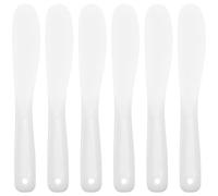 GAROZATION 10pcs Makeup Spatula Mixer Cosmetic Makeup Spatulas 8.06x1.18x0.24in Sanitary Mixing Foundation Pp Material Personal Home Use Professional Beauty Shop Use Beauty Salons