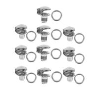 GAROZATION 10pcs Metal Boot Lace Buckles Classic Stylish Lightweight Shoelace Buckle Accessories for Outdoor Use and DIY Handicraft Long Period Using and Easy to Take and Store