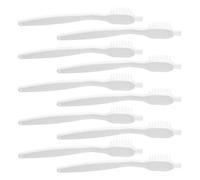 GAROZATION 10pcs Nylon Cleaning Brushes for Soymilk and Blender Machines, Flexible Multipurpose Kitchen Appliance Brush Set for Coffee Grinders, Juicers, and Bottles, White