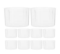 GAROZATION 10pcs Paint Mixing Cups Medicine Measuring Cup Lab Experiment Beaker Plastic Pp Material Lightweight Easy to Clean for Kitchen and Laboratory Use 15 Ml Capacity