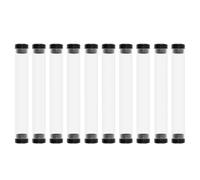GAROZATION 10pcs Pen Box Empty Pen Boxes Cylinder Cases Writing Case Packaging Beadable Display Stand Stationery Storage for Birthday