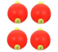 GAROZATION 10Pcs Sea Fishing Floats Red EVA Foam Large Round Bobbers High Buoyancy Lightweight Angling Tackles for Ocean and Freshwater Fishing