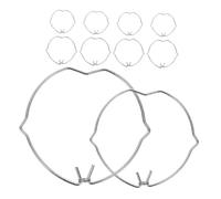 GAROZATION 10pcs Spring Clips for Recessed Lighting Mr11 Mr16 Compatible Downlight Retaining Clips Sturdy Lamp Support Clamp for Spot Lights