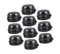 GAROZATION 10Pcs Stove Knob Covers Transparent Safety Knobs for Gas Oven Easy to Use for Enhanced Safety Prevent Accidental Gas Activation
