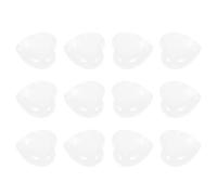 GAROZATION 12pcs Heart Shaped Stone Ornament Natural Stone Ornament Creative Chic Design Pocket Decoration Excellent Craftsmanship Fine Details