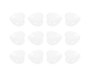 GAROZATION 12pcs Heart Shaped Stone Ornament Natural Stone Ornament Creative Chic Design Pocket Decoration Excellent Craftsmanship Fine Details