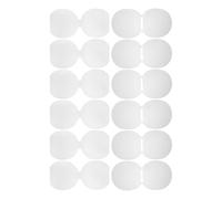 GAROZATION 12pcs Table Tennis Racket Rubber Protector Film Double-sided Cover with Full Coverage Design Pvc Material Lightweight and Easy to Store, for Club and Tournament Players