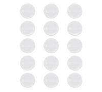 GAROZATION 15pcs Rounded Cosmetics Powder Pads 6cm Diameter Pure Cotton Soft Makeup Applicators Not Easy to Break Or Deform for Home and Salon Use