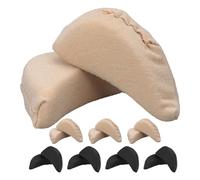 GAROZATION 16pcs Shoe Inserts Women Adjustable Toe Filler Soft Sponge Foam Cloth Front Ball-of-Foot Cushions Enhanced Comfort Easy to Install for Men Women Sneakers Pumps Flats