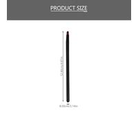 GAROZATION 18 Pcs Eye Makeup Brush Set Small Head Concealer and Eyeliner Brushes for Precise Application Multi-use Lipstick and Foundation Tools with Easy-grip Handles for Smooth Blending and