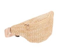 GAROZATION 1pc Woven Waist Bag Imitation Crossbody Pouch for Women Lightweight Chest Bag for Beach Travel and Daily Use for Essentials and Personal Items
