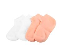 GAROZATION 2 Pairs Moisturizing Sebs Socks for Women Lightweight Exfoliating Foot Care Socks to Heal Chapped Skin, for Long Time Wearing and Outdoor Travel