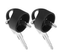 GAROZATION 2 Sets Wheelchair Key Scooter Key Replacement Easy-Pull Stainless Steel Sturdy Mobility Device Accessories for Elderly Users