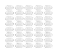 GAROZATION 20 Pairs Silicone Nose Support Pads for Eyeglass Frames Soft Silicone Nose Pieces Suitable for Sensitive Skin for Glasses for Those Prone to Discomfort or Allergic Reactions