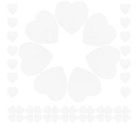 GAROZATION 200 Sheets Polish Remover Pads Nail Wipes Heart Shaped Cotton Easy to Carry Easy to Use Container Box for Manicure on The Go