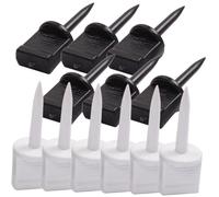 GAROZATION 20Pcs Archery Target Face Pins Outdoor Fixed Nails for Paper Targets Black White Accessories for Competition and Practice