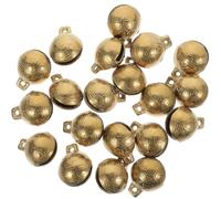 GAROZATION 20pcs Copper Pet Bells for Cat and Dog Collars Multi-functional Golden Small Bells for Holiday Season and Craft Decorations Not Easy to Deform