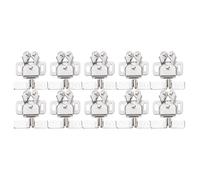 GAROZATION 20pcs Door Catch Door Latches Iron Thick Material First-Class Protection Silver for Bedroom and Kitchen