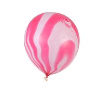 GAROZATION 20pcs Marbling Agate Sequined Balloons Set for Party Decorations Rose Gold Pink White and Red for Birthdays Weddings and Celebrations Party Supplies