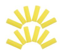 GAROZATION 20pcs Silicone Cuticle Scissors Protector Sleeves for Nail Tools Easy to Clean and Multipurpose Use with Travel-friendly Design Yellow Nail Tool Covers