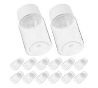 GAROZATION 20Pcs Wide Mouth Plastic Sample Bottles 20Ml Leak Resistant Reagent Storage Containers for Laboratory and Educational Settings